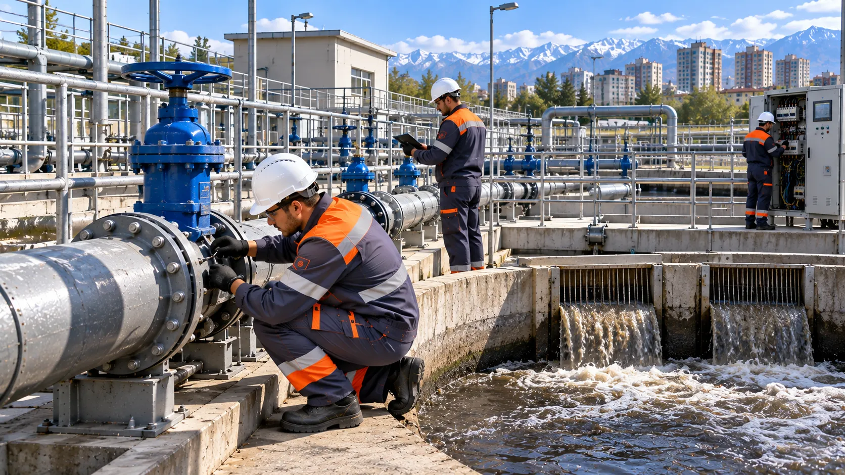 Обслуживание систем водоотведения в Алматы | Водоотводящие сети